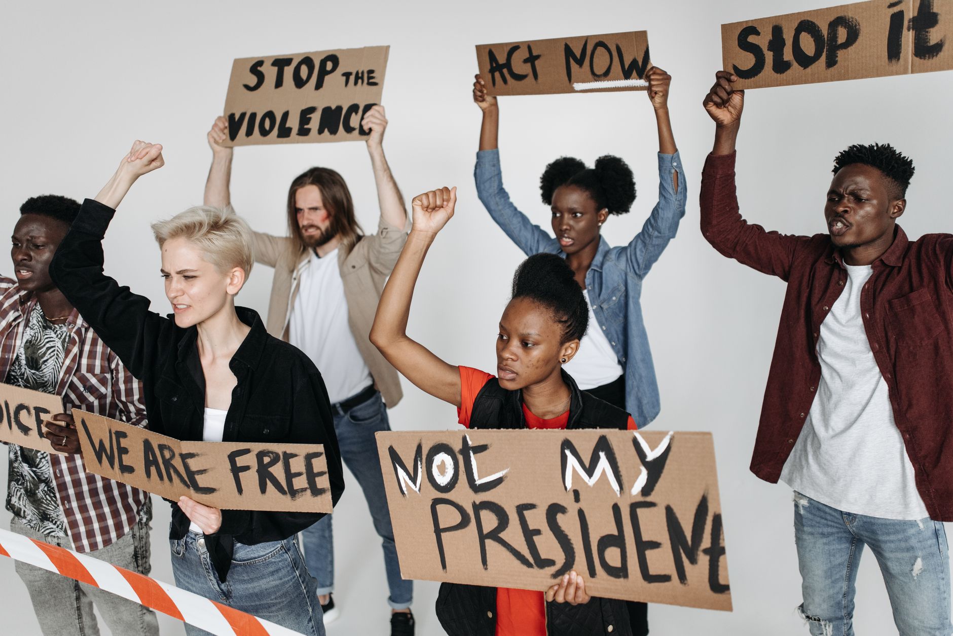 Portrait of renowned human rights activists standing together, inspiring global justice and equality.